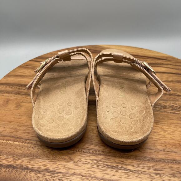 Vionic Misa Sandals Womens Size 8 Rose Gold Casual Comfort Walking Shoes Slides - Picture 4 of 8